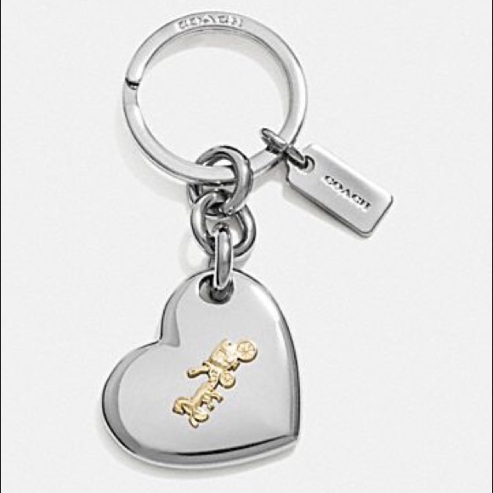 COACH Horse/Carriage Purse Charm Key Ring - Picture 6 of 6